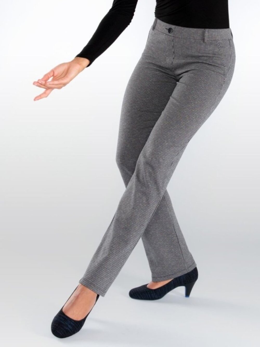 New Betabrand Rainbow Tweed Bootcut Dress Pant Yoga Pants XLarge Petite